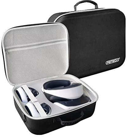 AMZLORD bolsa de almacenamiento multifuncional Estuche de transporte de viaje de gran capacidad caja de almacenamiento a prueba de golpes organizador para accesorios PS VR2