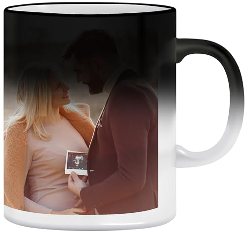 hoppala Zaubertasse selbst gestalten, Keramik - Personalisierte Tasse mit Bild Magic Mug Motivtasse Tasse mit foto Tasse personalisiert Geschenktasse Sublimationstassen