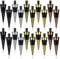 Knadgbft 20Pieces Blank Bottle Stopper Bottle Stopper with Threaded Post for Wood Turning DIY Project