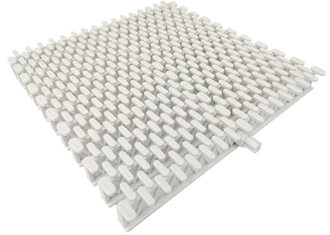 YCOVSFP Schwimmbadentwässerungs-Überlaufgitter, Spleißbare Dachrinnen-Überlaufgitter-Bodenablaufabdeckung, Auffahrt-Terrassendeck-rutschfeste Kunststoff-Gitterabdeckung (Size : 25x100CM/10pcs)