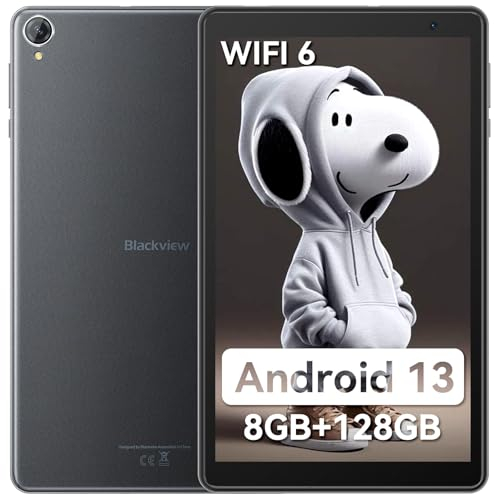 Blackview Tab 50 WiFi 8 Zoll Tablet, WiFi 6, Android 13 Tablet PC, 5580mAh Akku, 1280 * 800 HD+ IPS, GMS Zertifiziert/BT 5.0/3.5mm Jack/OTG/Typ-C (2024)