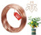 FIFIBANG 50M Kupferdraht 1mm Reiner Kupferkabel T2 Blanker Kupferdraht unlackiert Kupferlackdraht Basteldraht Schmuckdraht Coil Wickeldraht Copper Wire für Schweißen Elektrotechnik gegen schnecken