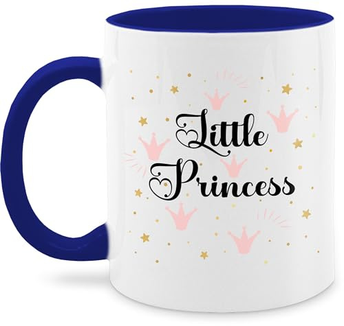Tasse Tassen 325ml - Little Princess | Kleine Prinzessin | Geschenk Mädchen - 325 ml - Dunkelblau - cup mug