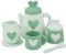 HOTUT Service à Thé en Silicone, Service à Thé Montessori, Jeux de Cuisine pour Enfants, Jeux de Rôle pour Enfants, Cadeaux pour Garçons et Filles de 3, 4, 5 Ans – Vert
