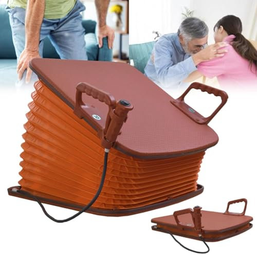 Elektrische Hebehilfe für Behinderte, bequemes Hebekissen mit Sitzhilfe und starker Tragkraft von 220 lbs, tragbarer Sitzlift mit Steuerung, hilfreiches tragbares Sitzlift-Werkzeug