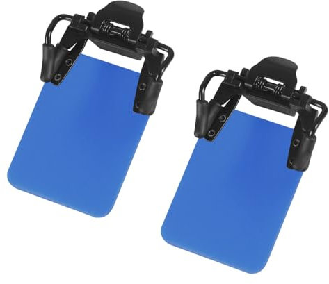 MiOYOOW Patchs pour Lunettes de Tir 3×4cm, 2 Pcs Patchs Lunettes se Tir à l'arc Rotatives à 180 °, Patchs Tir Légers Résine Standard International, pour Tir de Vue Aide à la Cible (Couleur)