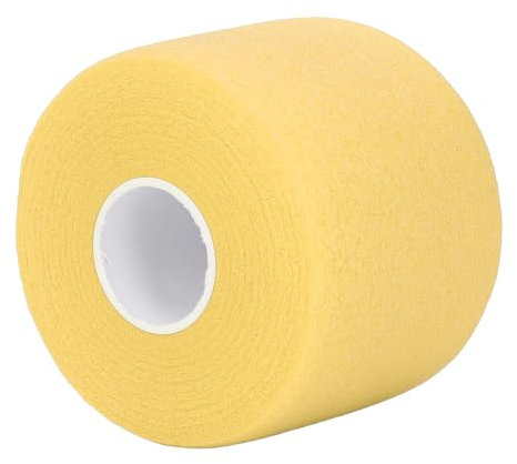 Tennisschläger-Griffband, Stoßdämpfung, rutschfeste Badmintonschläger-Kissenhülle für Badminton-Tennis (Yellow)