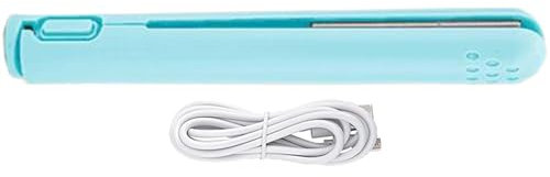 Cabello de viaje Hierro liso Currero de hierro 2-en-1 Cabello liso Hierro plano de hierro plano Peinado portátil Pequeño Peado de hierro Pequeño Cabello liso Herramienta de curling Herramienta Ca