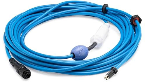 piscinas spas jardines ocio Cable Flotante con Swivel para Robot Limpiafondos Dolphin, 18 Metros, Azul