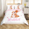 Loussiesd Kinder Kaninchen Bettwäsche Set 135x200cm Rosa weiße Mädchen Tiere Druck Bettbezug Set mit Reißverschluss, weiche Mikrofaser Rabbit Bettwäscheset mit 1 Kissenbezug 80x80cm für Teens
