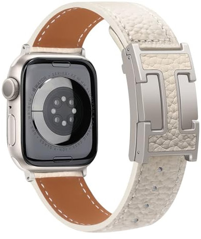 TRUMiRR Donne Cinturino Sostituzione per Apple Watch SE (2nd Gen) 40mm, Cinturino in pelle Chiusura magnetica per orologio per iWatch Series 10 42mm / 9 8 7 6 5 4 3 2 1 41mm 40mm 38mm