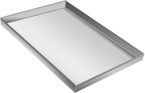 Auffangschale Premium 304 Edelstahl Ölauffangwanne, Mehrzweckwanne, Gewächshauswanne Pflanzwanne Mehrere Größen(70x50x4cm/23x19x1.5in)