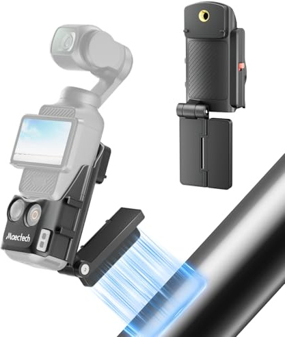 Maectech Magnethalterung für Osmo Pocket 3 Zubehör | kompatibel für Osmo Pocket 3 Erweiterungsadapter für Pocket 3 Magnethalterung