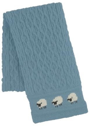 MYSASI Aran-Schal, 100 % britische Wolle, Damen, Winter, warmes Schaf-Design, Heritage-Kollektion, lokal bezogen