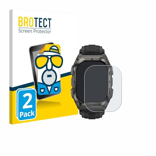 BROTECT Schutzfolie für Kospet Tank M4 | 2 Stück Entspiegelnder Displayschutz Made in Germany Matte Displayschutz-Folie Anti-Reflex Anti-Fingerprint Einfache Montage