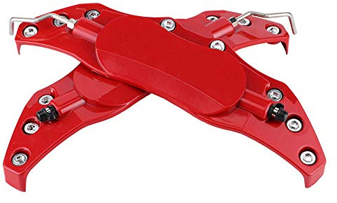 ZDETGU Universal Disc Brake Caliper Fake Covers Left Right Aluminum Alloy Red M L Size Car Accessories Upgrade for 16 17 18 Inch Wheels (M)