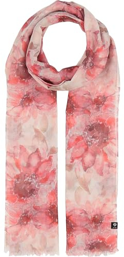 FRAAS Damen Stola Sustainability Edition Sonnenblumen Aquarell | 100% recyceltes Polyester | 70 x 180 cm