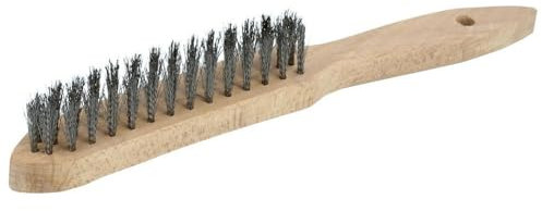 Osborn 1151392 Drahthandbürste 2-Reihen gewellt aus Stahl