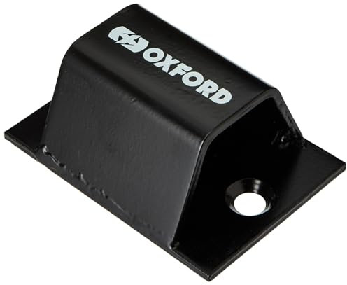 Oxford LK397 Brute Force Ground Anchor. Motorcycle Motorbike Bicycle Ebike Security/Wall Anchor, Black