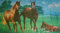 U24 Fahne Flagge Pferde Motiv Nr. II 90 x 150 cm