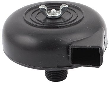 sourcingmap 1/2BSP Male Thread Inlet Air Compressor Filter Silencer Muffler Black