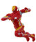 Marvel Hallmark Civil War Captain America Iron Man Christmas Tree Ornament