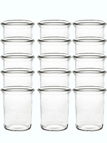 24er Set Weck Gläser 160 ml Einmachgläser Sturzgläser Weckgläser Dessergläser
