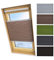 ourdeco® Universal Dachfenster Thermo-Wabenplissee/83 x 141cm beige(Breite x Höhe)/lichtundurchlässig, verdunkelnd, Thermo- und Hitzeschutz