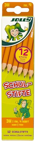 JOLLY Schulstift 3H | Vorratspackung | 12 Stück, 1570-0047
