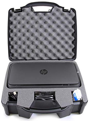 CASEMATIX Tragbare Drucker-Tragetasche für HP Officejet 250 kabellose Mobile Druckerpatronen und Netzkabel (HP 250)