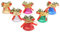 Toyvian 6 Stücke Windspiele mit Glocken Weihnachtsbaum Anhänger Weihnachtsbaumschmuck Christbaumschmuck Baumschmuck Weihnachtsanhänger Weihnachtsdeko zum Aufhängen (Größe L)