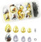 100 Stück 4 Größen Angellöffel, Rigs Spinner Klingen, Set für Köder, Barsch, Zander, Hecht, Spinner-Rigs zum Selbermachen, inklusive 50 Federstifte und 50 Angelspalten