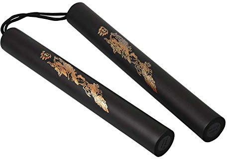 Jandays Nunchucks Nunchakus-Foam Safe Rubber Nunchakus for Kids/Beginner Practice (1)