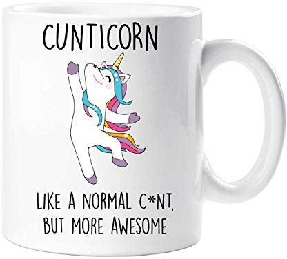 60 Second Makeover Limited Cunticorn Mug C*nt Unicorn Friend Funny Mugs for Women Cunt Present Cuntgifts Adult Humour Swear Gift Offensive Gifts for Her UNT