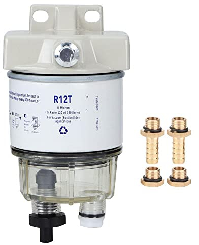 Filtre À Carburant R12t Pour Bateaux Rotation Du Séparateur D'eau Filtres À Carburant Pour Bateau Remplace Les Pièces De Moteur Hors-Bord De Bateau Pour Yacht Bateaux