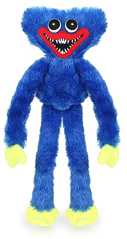 Peluche Mostro Bambola Blu, 40cm Gioco Dell'orrore Peluche Giocattolo, Pupazzo Decorazioni Regalo per Bambini Adulti e Fans