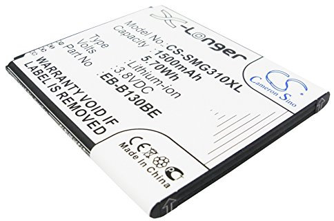 TCTK Akku 1500mAh Kompatibel mit [Samsung] Galaxy Ace 4 3G, Galaxy Ace NXT, Style, J1 mini, J1 mini 2016 Duos, 2016 Duos 4G LTE, Mini Prime, G FBA