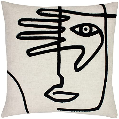 furn. Mono-Gesichts-Kissenbezug, Leinen, 50 x 50cm