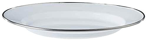 Teller, Emaille weiß neu (D = 25 cm)