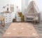 the carpet Monde Kids weicher Sternenteppich, Sternenhimmel, Kinderteppich, Hoch-Tief Effekt, Pflegeleicht, Farbecht, Sterne, Rosa, 80 x 150 cm
