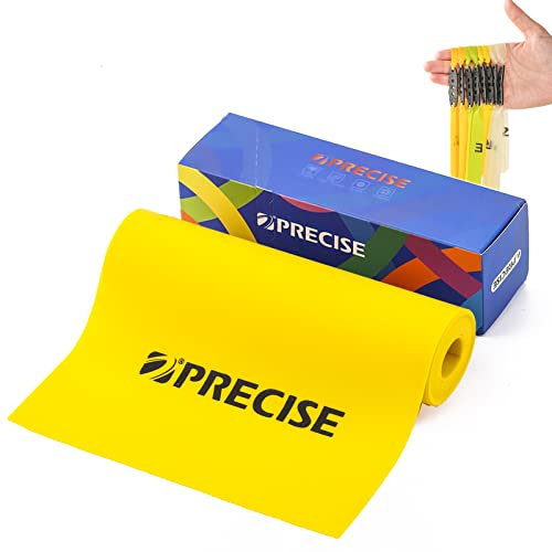 Precise 2M Bande Elastique Lance Pierre Plates 0,4/0,5/0,55/0,6/0,65/0,7/0,75/0,8mm Latex Naturel Rubans de Remplacement pour Adultes Professionnels Rouleaux Robustes (0,5mm)