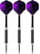 Designa Personalisierte Hurricane V2 Dartpfeile, schwarze Rändelstahlspitze, 30 g (D5328)