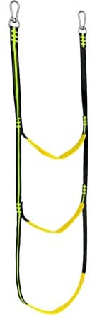 Gcroet Rope Ladder for Boat,Boat Ladders 3-Step Folding Removable, Boat Rope Ladder 3 Steps Marine Rope Ladder Extension Portable Swim Ladder for Sailboat Canoeing