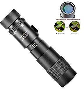 HHUARI 4K 10-300x40mm Super HD Hochleistungs-Telezoom-Monokular-Teleskop IP65 wasserdichtes, beschlagfreies Monokular mit Nachtsicht für Strandreiseteleskope 2020 The New
