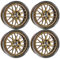 4x MB Design Felgen LV1 8.5Jx19 ET50 5x114,3 Gold poliert kompatibel mit Mazda 6 CX-5 RX8