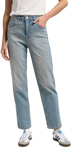 CHIC BY LEE - Jean Femme - Coupe Droite Taille Haute - Mom Jeans