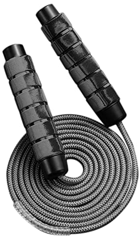 Chnegral Sprung Seil Springen Kabel, Einstellbare Geschwindigkeit, Kunststoff, Doppellagig, Seil Springen, Fitness GeräTe E