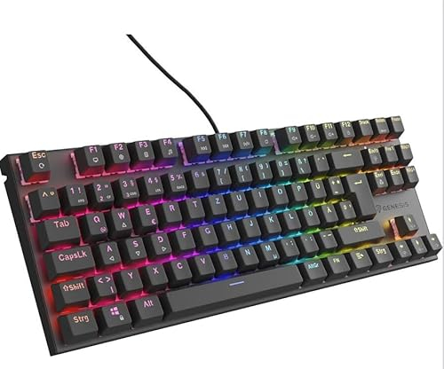 Genesis Gaming Tastatur Thor 303 TKL RGB kabelgebunden schwarz