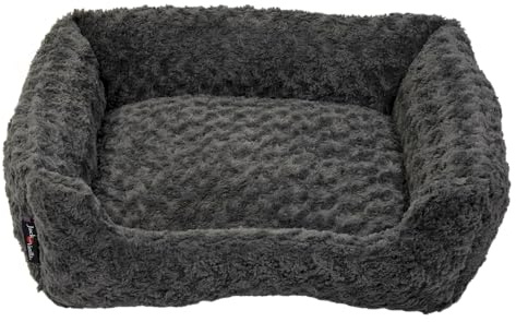 JACK AND VANILLA, Hundekissen, Modell Sofa Softy, Farbe Rosette Grey, Größe S, 60 x 52 x 18 cm