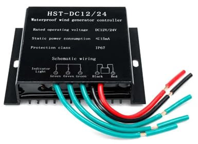 AISINILALAO 8000W Wind Turbine Controller, 12V-220V wasserdichte Wind Turbine Generator Controller Regler, Dynamo für Solar Straßenlaternen, Hof Lichter,220v